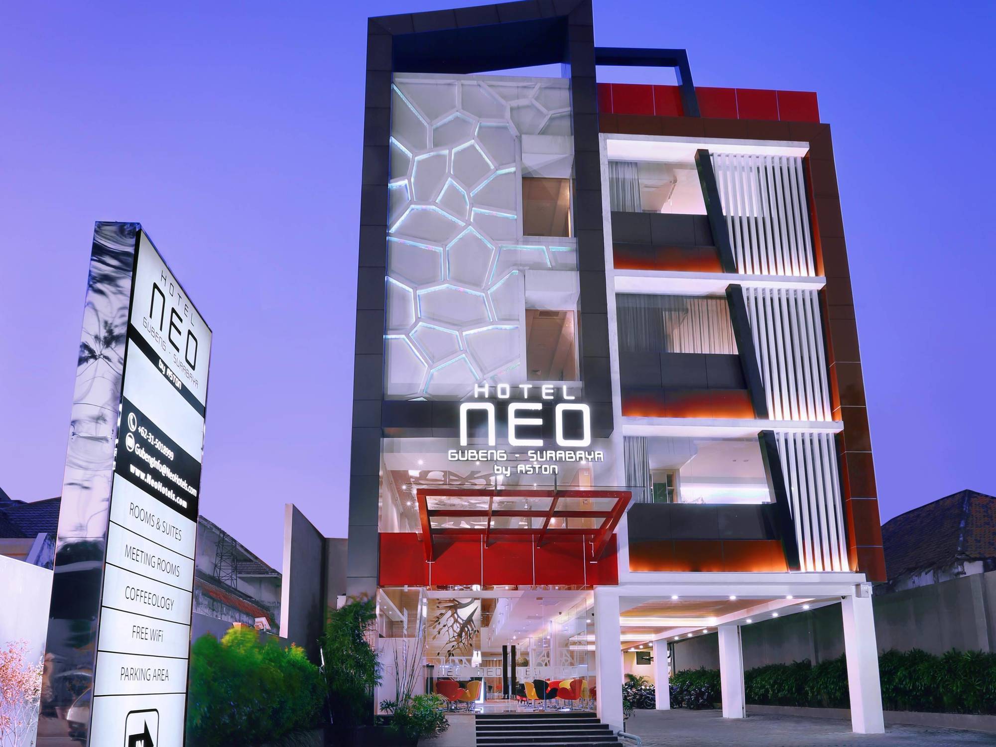 Hotel Neo Gubeng By Aston Surabaya Bagian luar foto